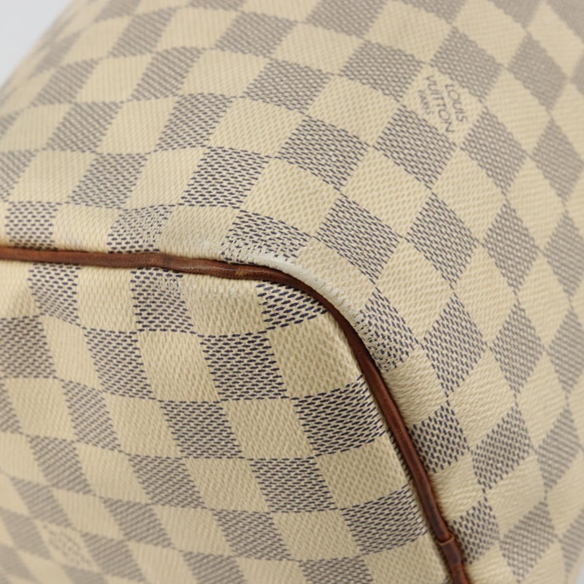 LOUIS VUITTON Damier Azur Speedy 30 Hand Bag N41533 LV Auth 175865A
