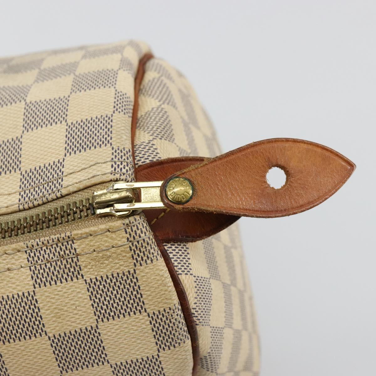 LOUIS VUITTON Damier Azur Speedy 30 Hand Bag N41533 LV Auth 175865A