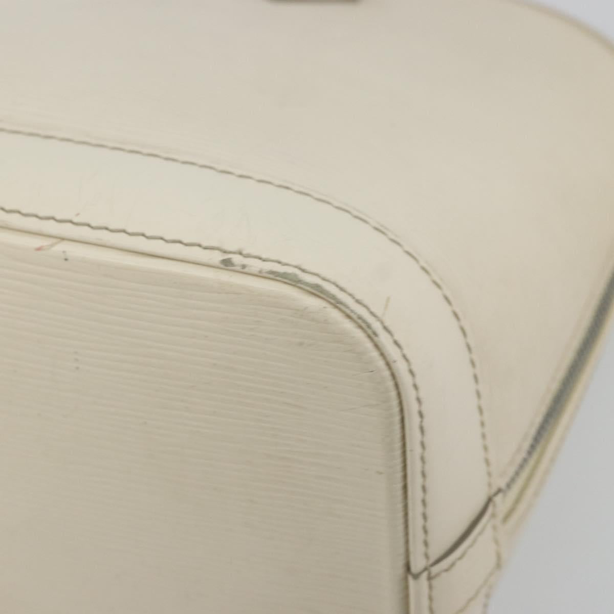 LOUIS VUITTON Epi Alma Hand Bag White Yvoire M4030J LV Auth 175869