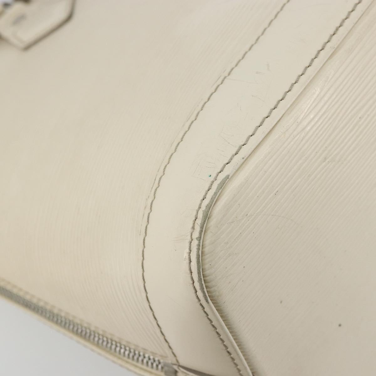 LOUIS VUITTON Epi Alma Hand Bag White Yvoire M4030J LV Auth 175869
