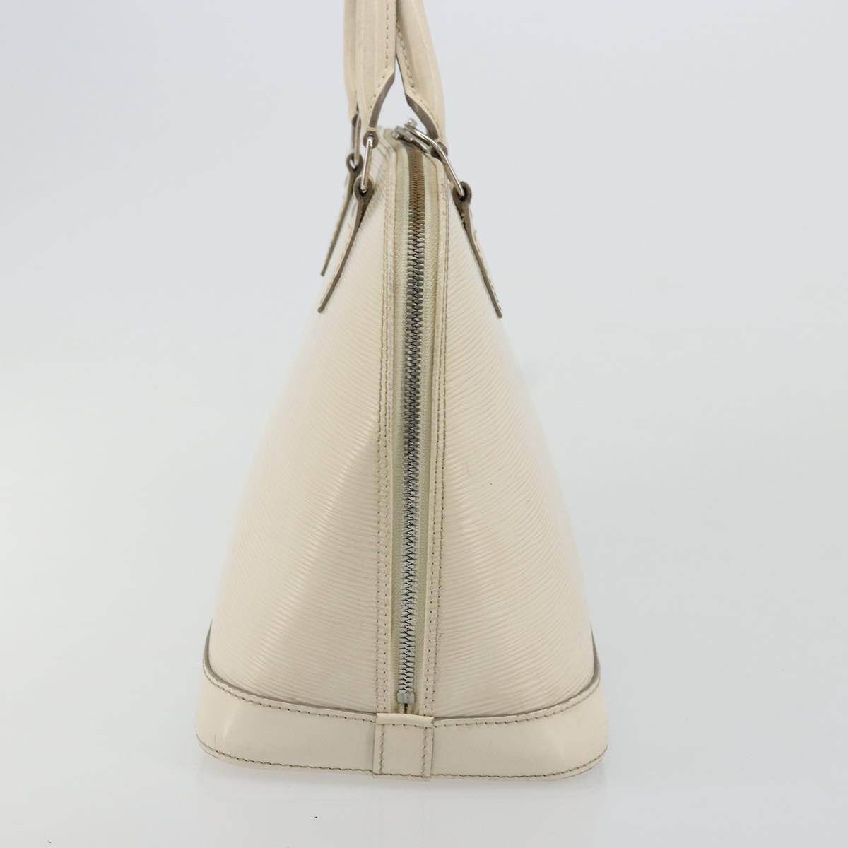 LOUIS VUITTON Epi Alma Hand Bag White Yvoire M4030J LV Auth 175869