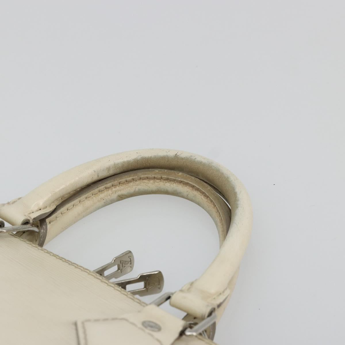 LOUIS VUITTON Epi Alma Hand Bag White Yvoire M4030J LV Auth 175869