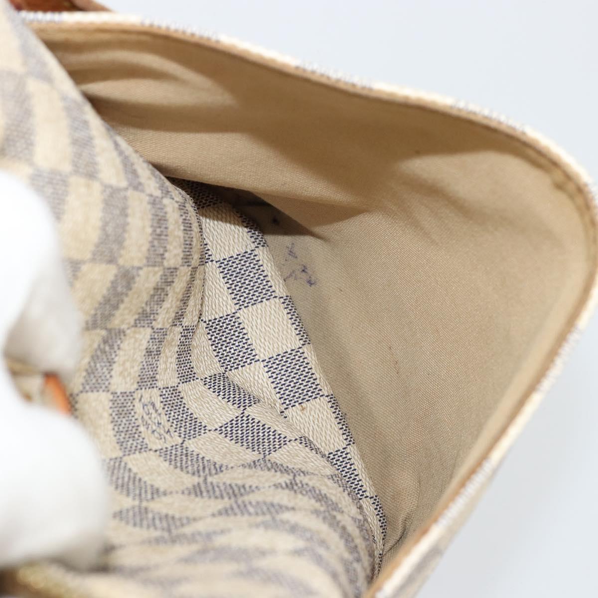 LOUIS VUITTON Damier Azur Totally PM Tote Bag N41280 LV Auth 175875