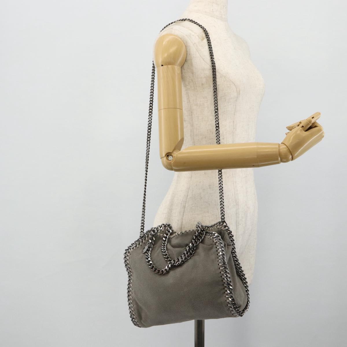 Stella MacCartney Chain Farabella Mini Bag Polyester 2way 371223 Auth 175884