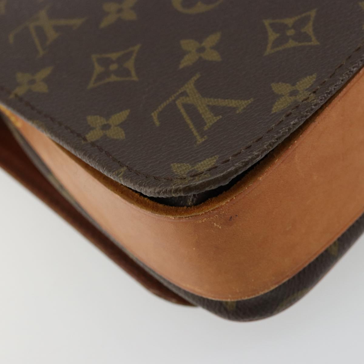 LOUIS VUITTON Monogram Cartouchiere MM Shoulder Bag M51253 LV Auth 175906