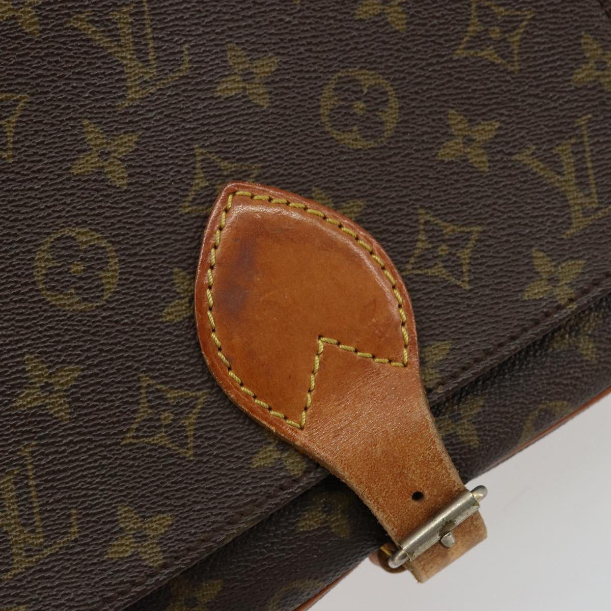 LOUIS VUITTON Monogram Cartouchiere MM Shoulder Bag M51253 LV Auth 175906
