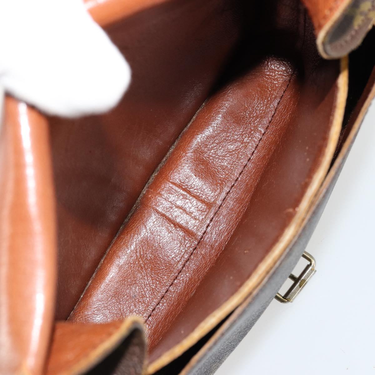 LOUIS VUITTON Monogram Cartouchiere MM Shoulder Bag M51253 LV Auth 175906