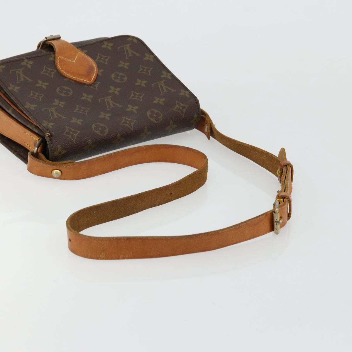 LOUIS VUITTON Monogram Cartouchiere MM Shoulder Bag M51253 LV Auth 175906