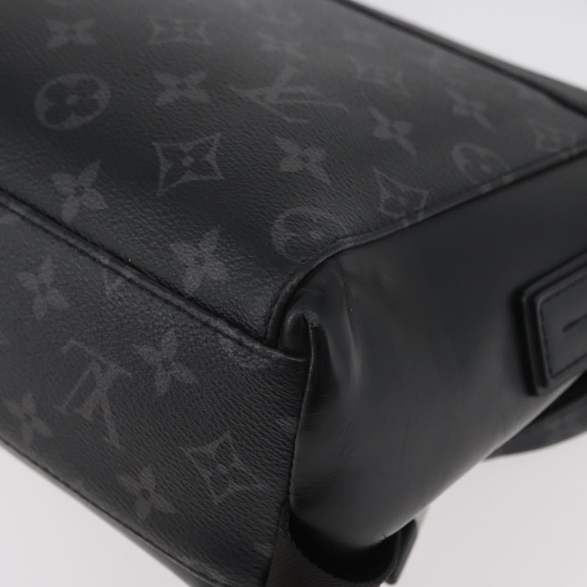 LOUIS VUITTON Monogram Eclipse Messenger Voyage PM Bag M40511 LV Auth 175908