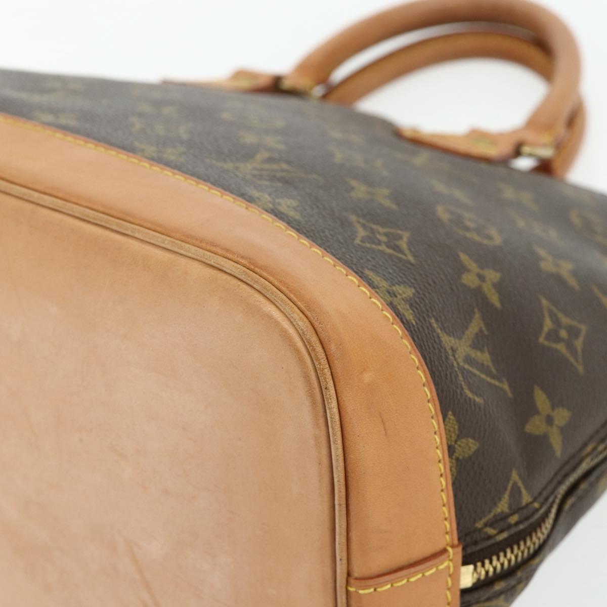 LOUIS VUITTON Monogram Alma Hand Bag M51130 LV Auth 175911A
