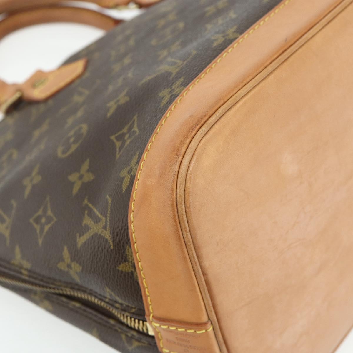 LOUIS VUITTON Monogram Alma Hand Bag M51130 LV Auth 175911A
