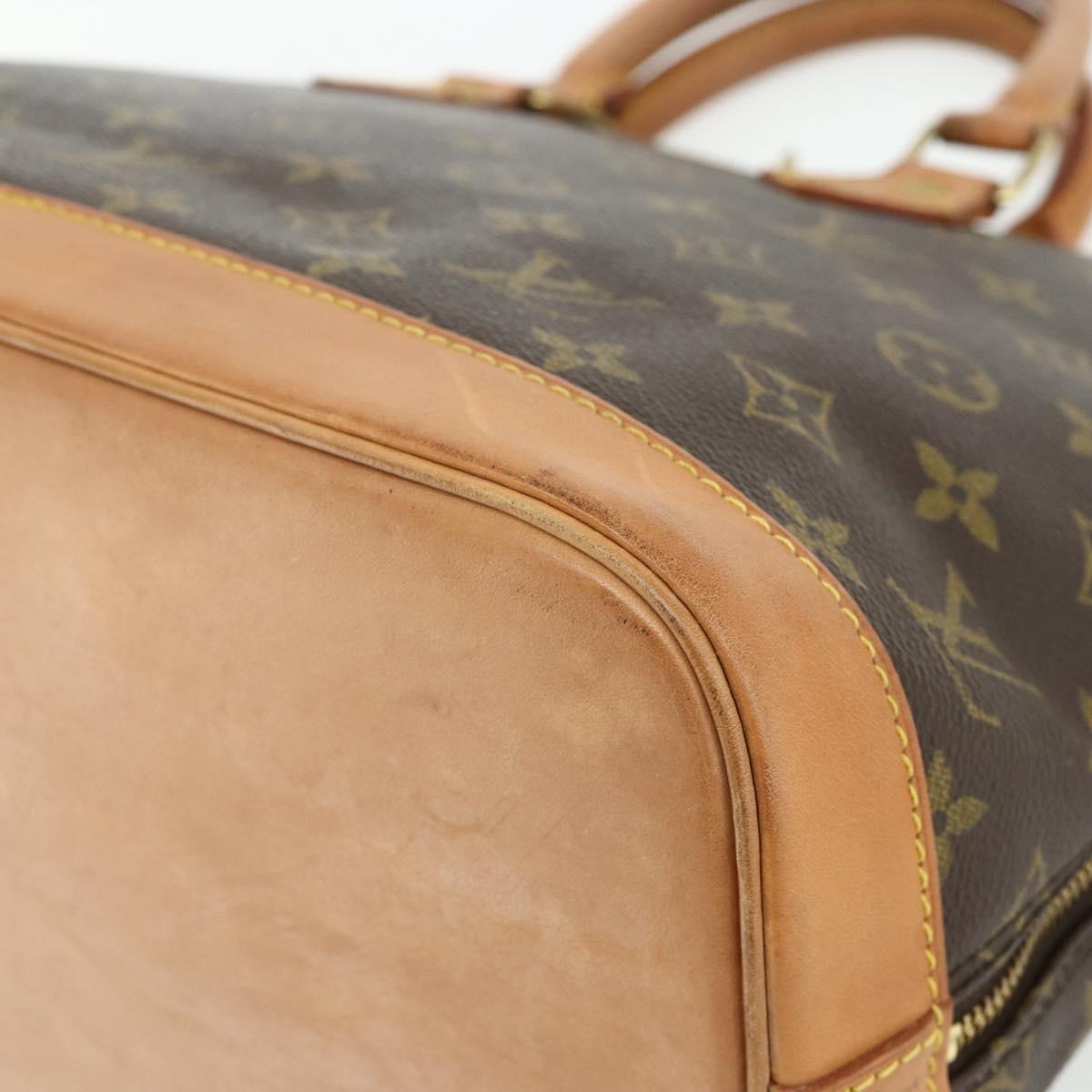 LOUIS VUITTON Monogram Alma Hand Bag M51130 LV Auth 175911A