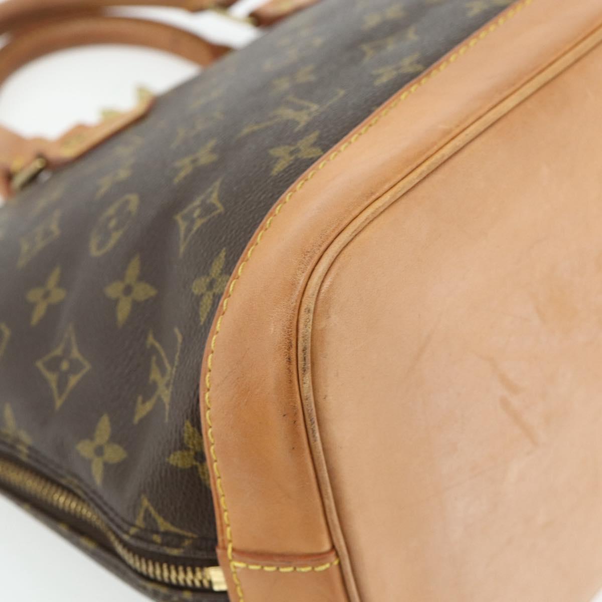 LOUIS VUITTON Monogram Alma Hand Bag M51130 LV Auth 175911A