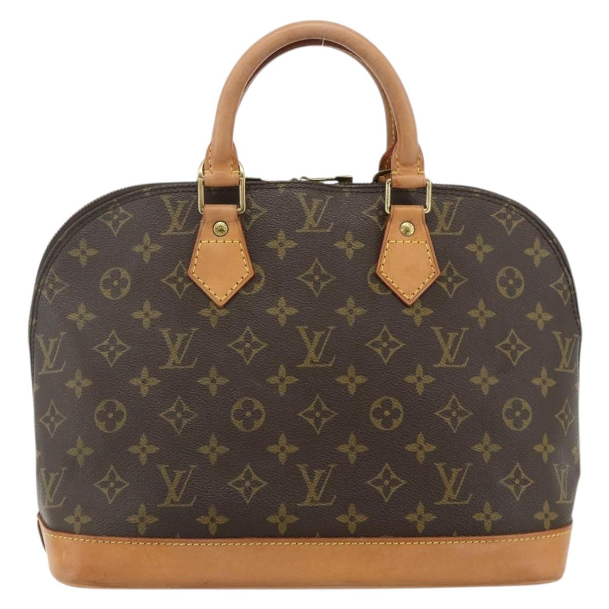 LOUIS VUITTON Monogram Alma Hand Bag M51130 LV Auth 175911A