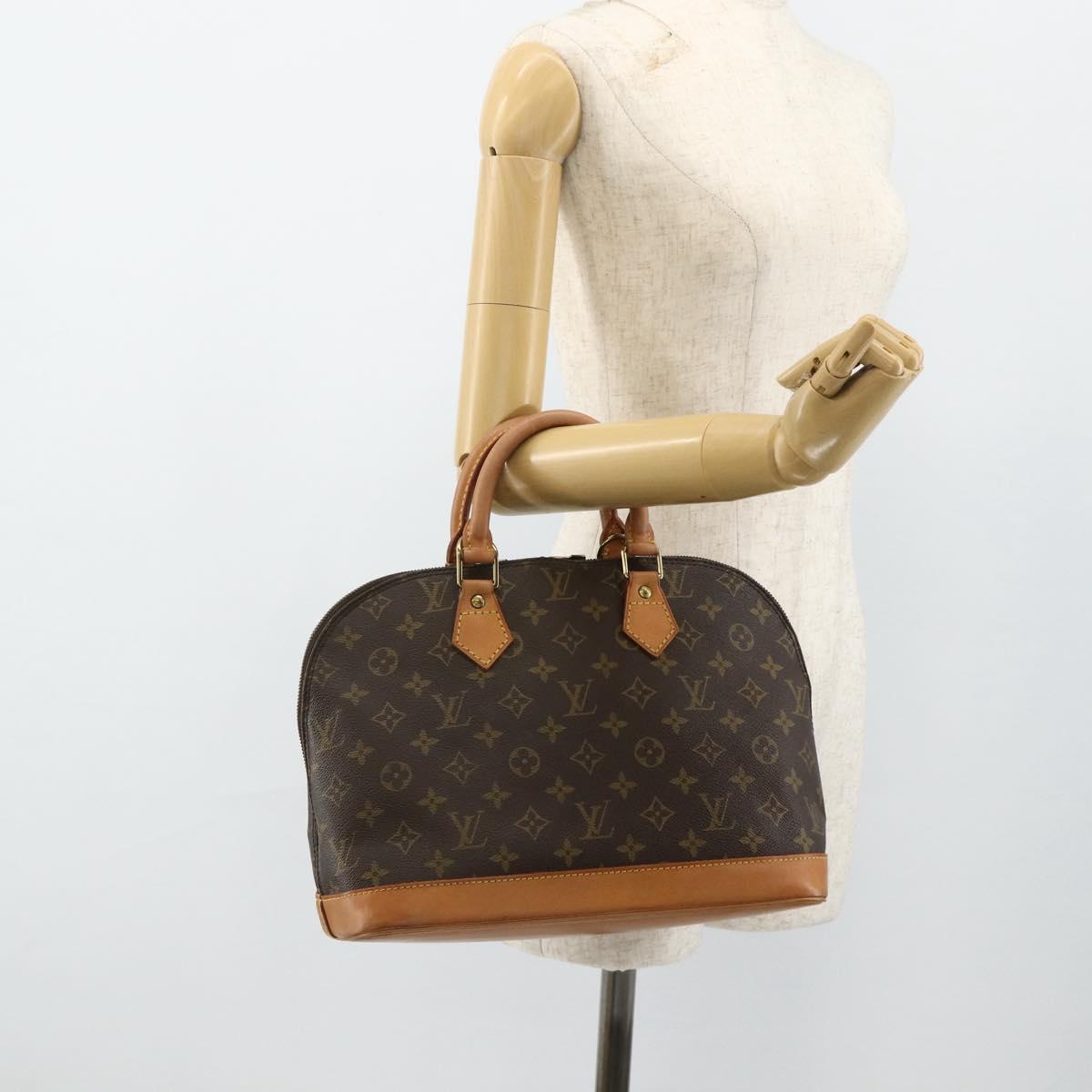 LOUIS VUITTON Monogram Alma Hand Bag M51130 LV Auth 175911A