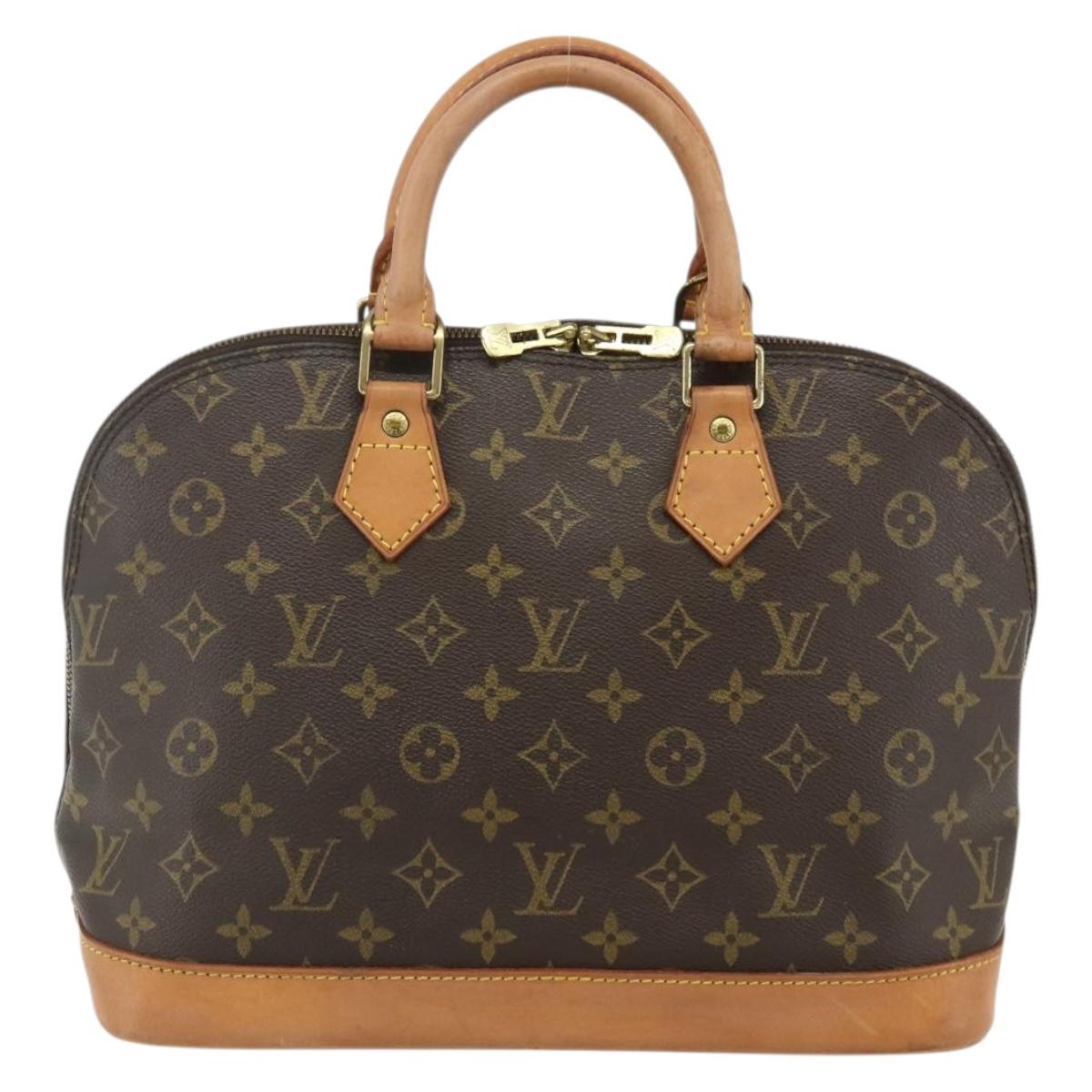 LOUIS VUITTON Monogram Alma Hand Bag M51130 LV Auth 175911A