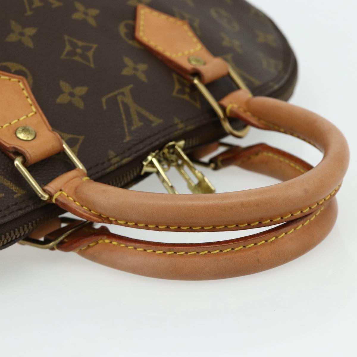 LOUIS VUITTON Monogram Alma Hand Bag M51130 LV Auth 175911A