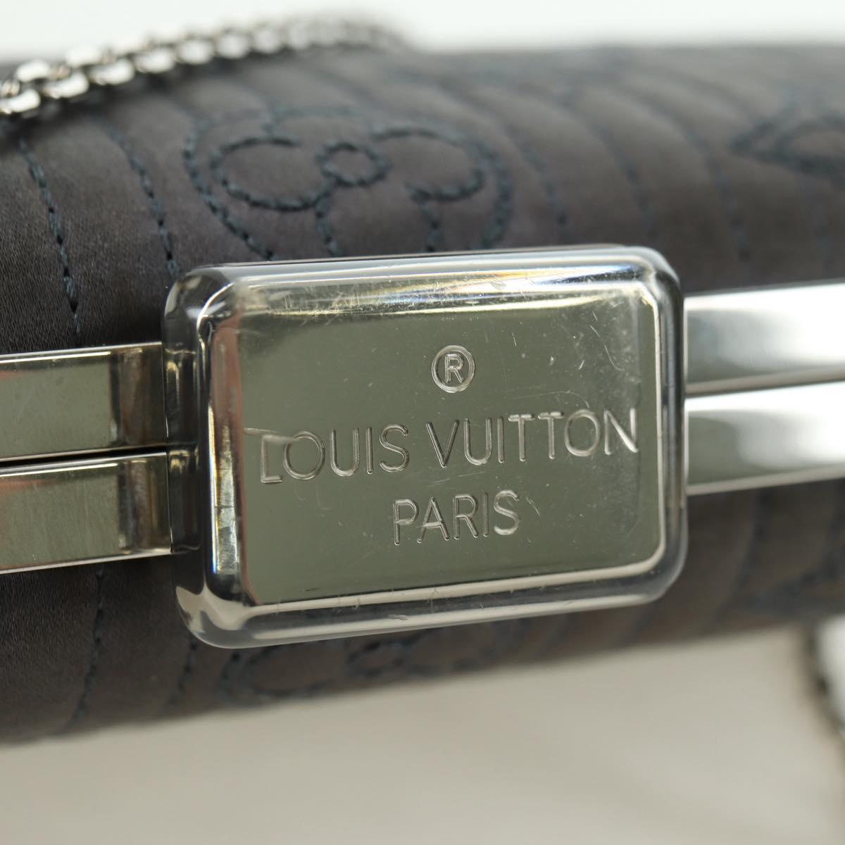 LOUIS VUITTON Monogram Motard Minodiere Clutch Bag Gray M95802 LV Auth 175928V