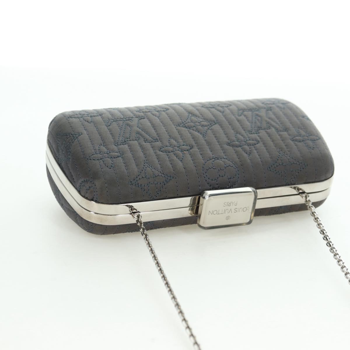 LOUIS VUITTON Monogram Motard Minodiere Clutch Bag Gray M95802 LV Auth 175928V