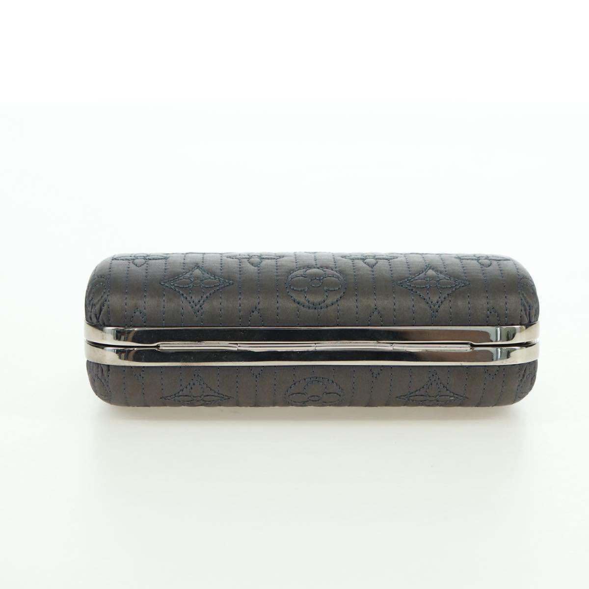 LOUIS VUITTON Monogram Motard Minodiere Clutch Bag Gray M95802 LV Auth 175928V