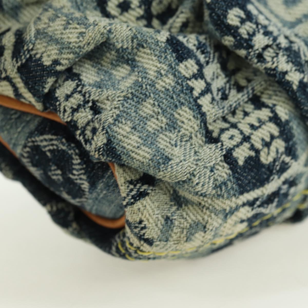 LOUIS VUITTON Monogram Denim Trousse Leie Pouch Blue M95335 LV Auth 175930SAV
