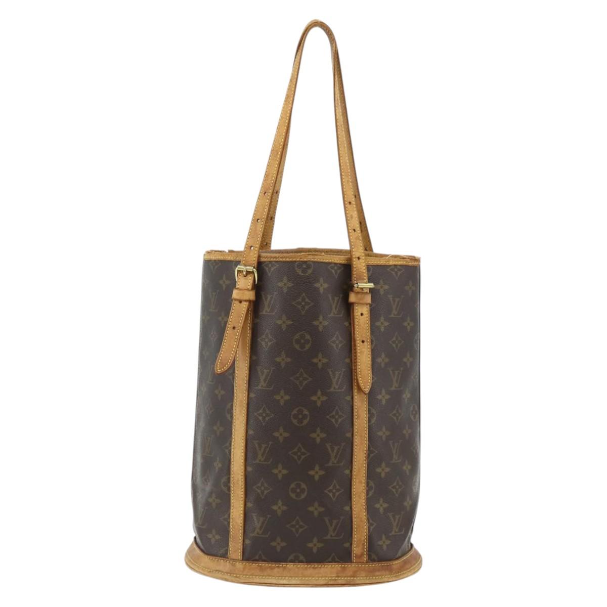 LOUIS VUITTON Monogram Bucket GM Shoulder Bag M42236 LV Auth 175952