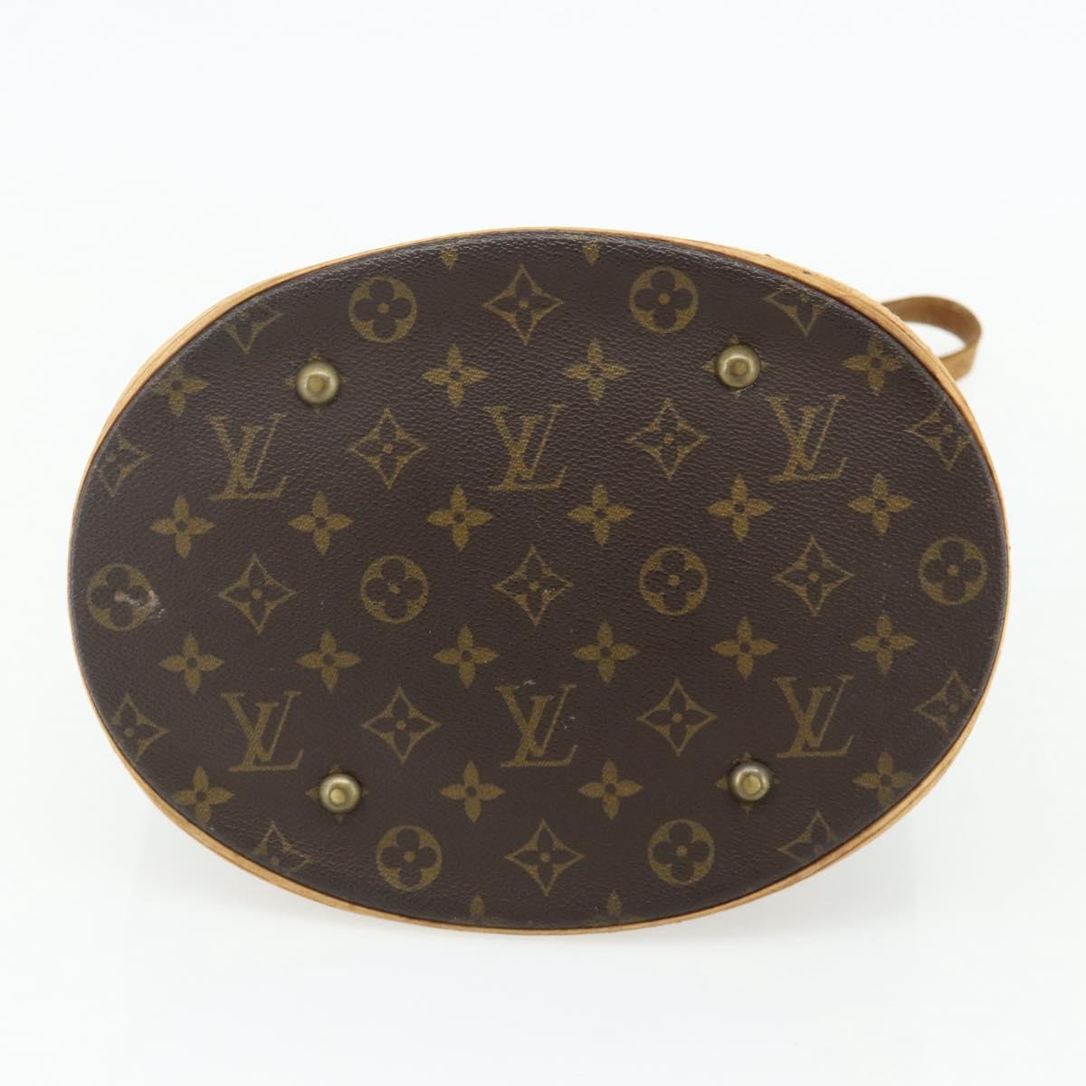 LOUIS VUITTON Monogram Bucket GM Shoulder Bag M42236 LV Auth 175952
