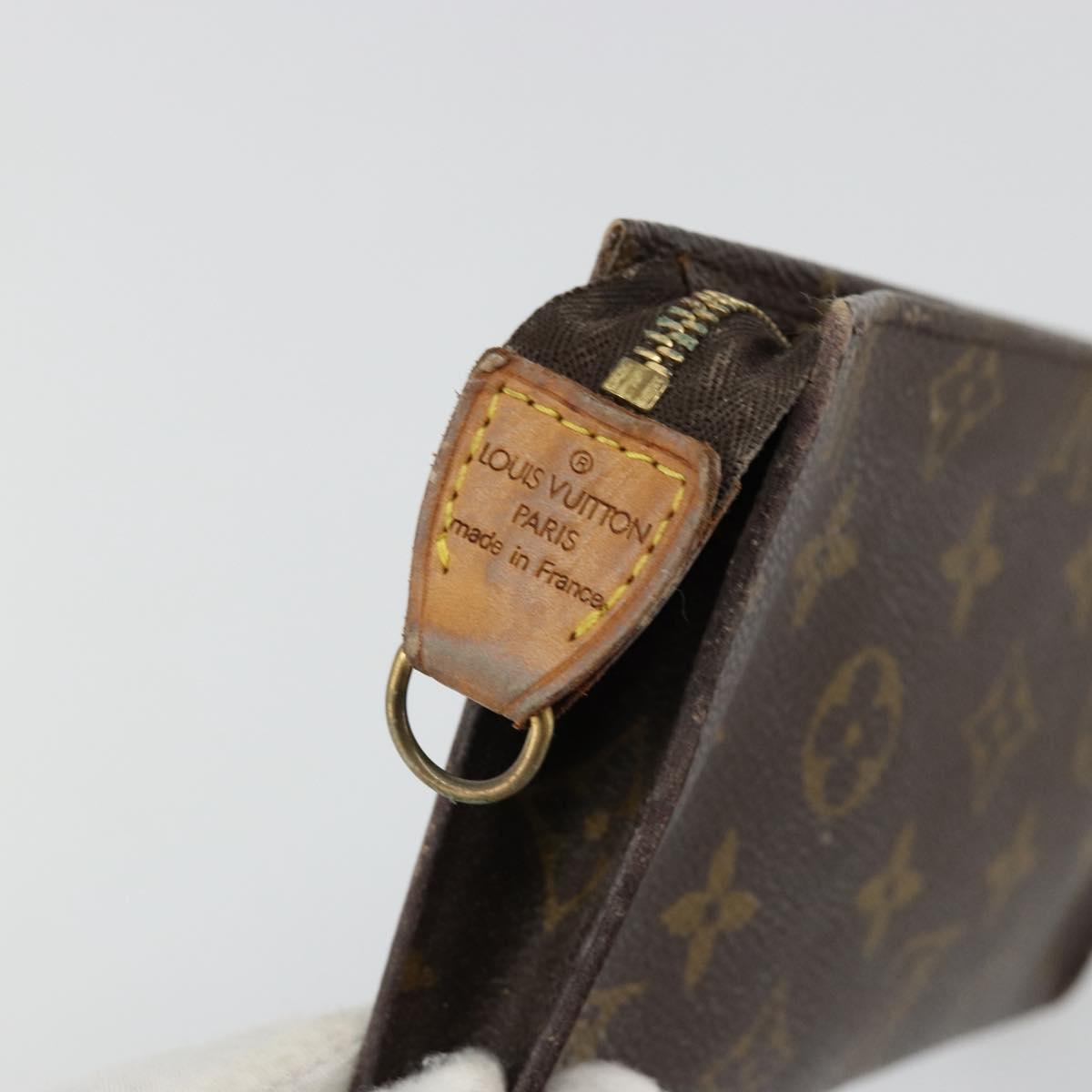 LOUIS VUITTON Monogram Bucket GM Accessory Pouch LV Auth 175953