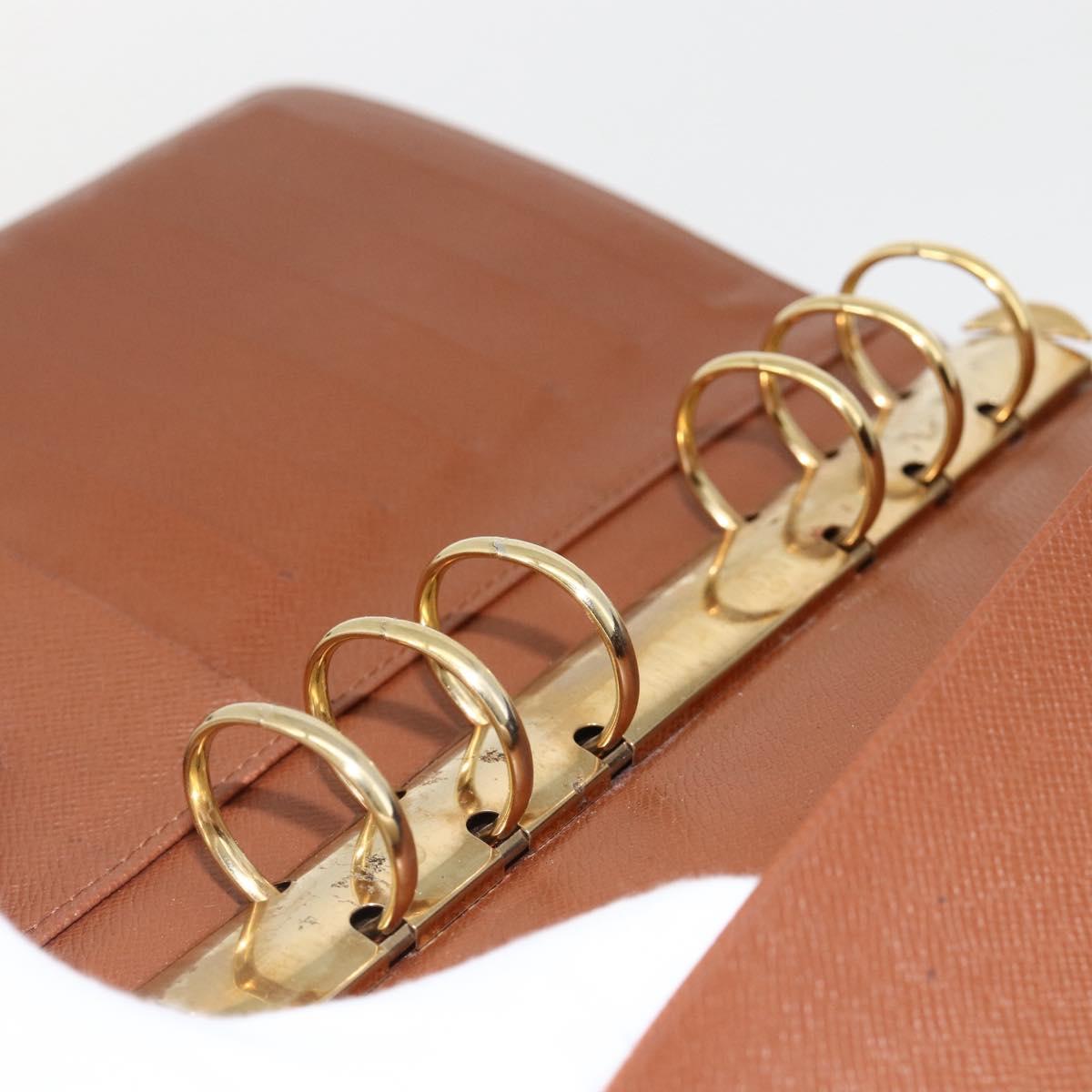 LOUIS VUITTON Monogram Agenda MM Day Planner Cover R20105 LV Auth 175981