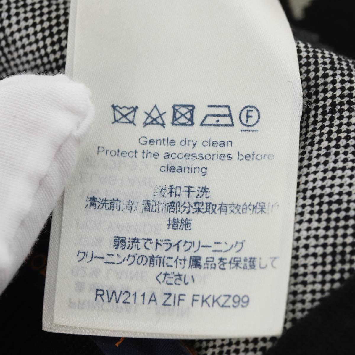 LOUIS VUITTON Pre Owned 1854 Print Knit Skirt Navy LV Auth 175993A