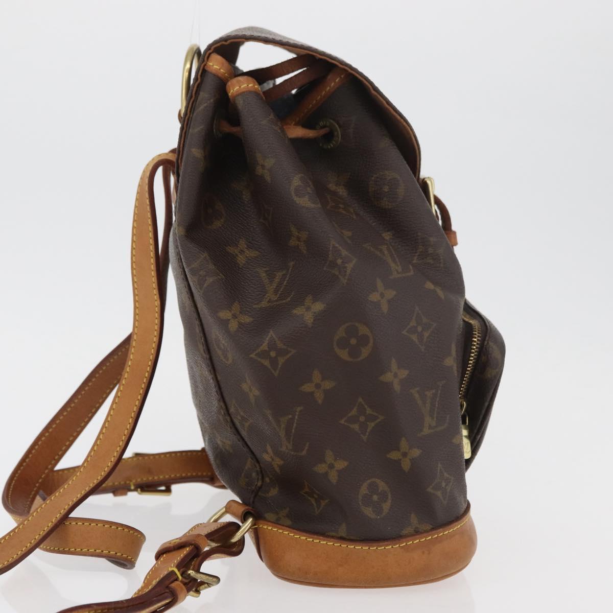 LOUIS VUITTON Monogram Montsouris MM Backpack M51136 LV Auth 176013