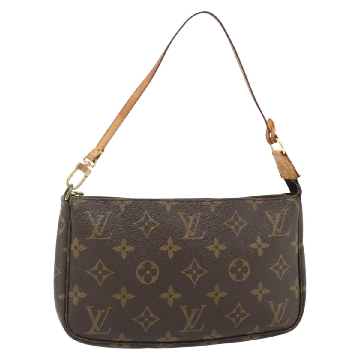 LOUIS VUITTON Monogram Pochette Accessoires Pouch M51980 LV Auth 176017A