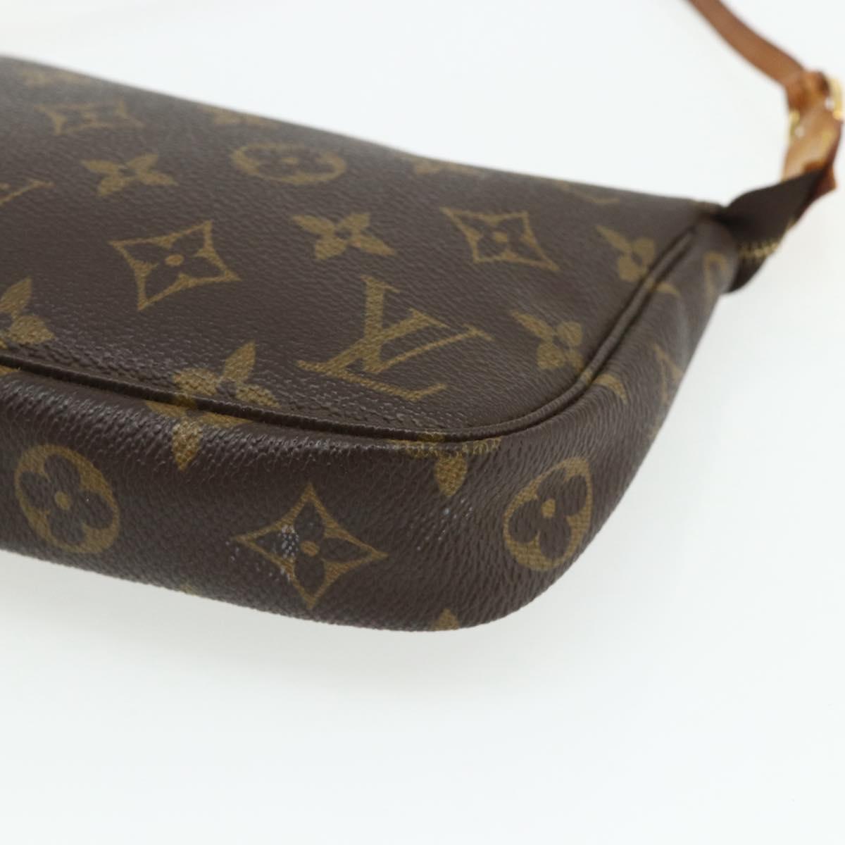 LOUIS VUITTON Monogram Pochette Accessoires Pouch M51980 LV Auth 176017A