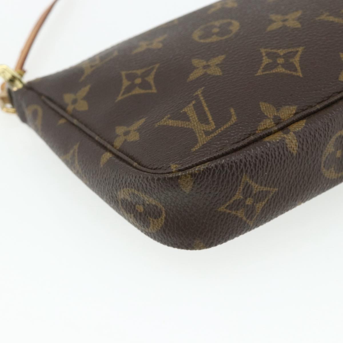LOUIS VUITTON Monogram Pochette Accessoires Pouch M51980 LV Auth 176017A