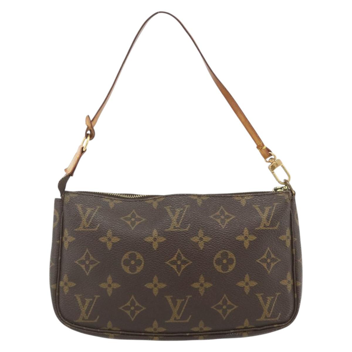 LOUIS VUITTON Monogram Pochette Accessoires Pouch M51980 LV Auth 176017A