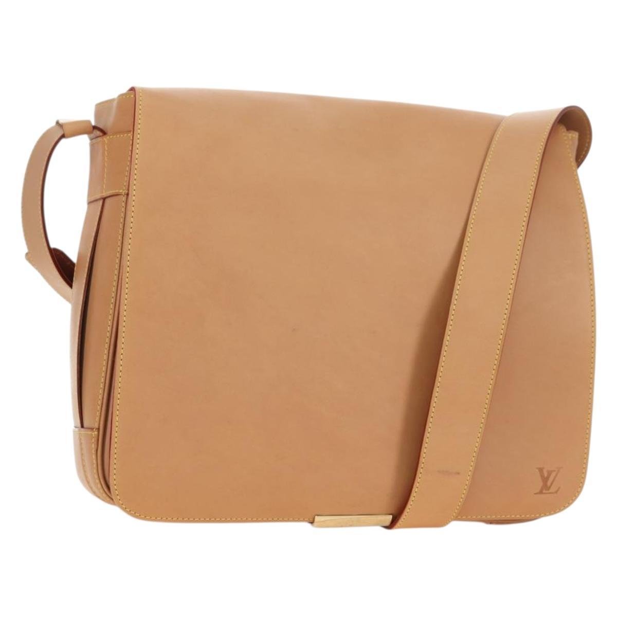 LOUIS VUITTON Nomad SPO Abbesses Shoulder Bag Beige LV Auth 176029SAV