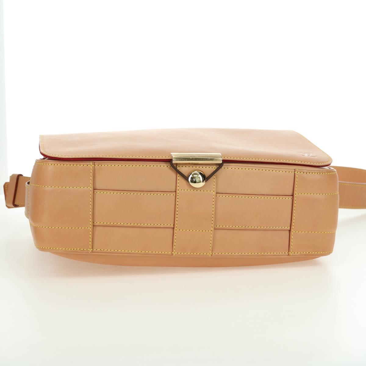 LOUIS VUITTON Nomad SPO Abbesses Shoulder Bag Beige LV Auth 176029SAV