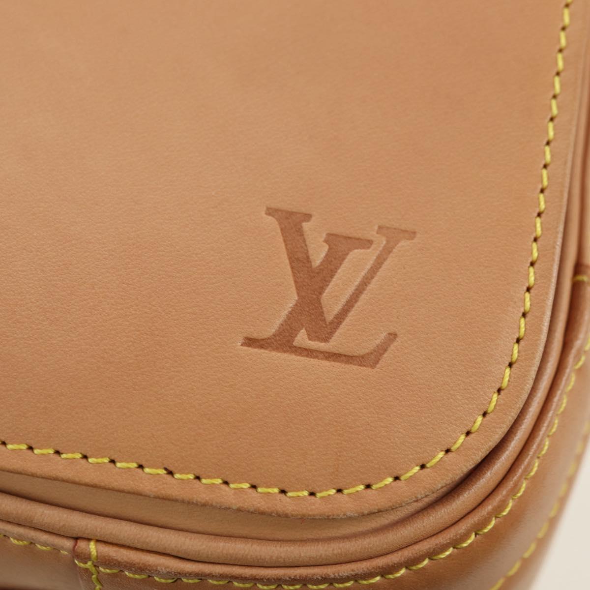 LOUIS VUITTON Nomad SPO Abbesses Shoulder Bag Beige LV Auth 176029SAV
