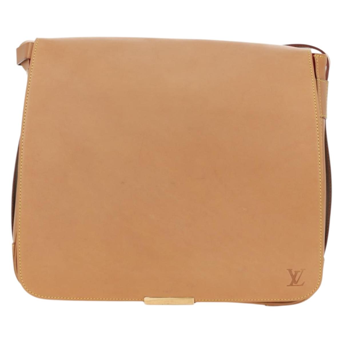 LOUIS VUITTON Nomad SPO Abbesses Shoulder Bag Beige LV Auth 176029SAV