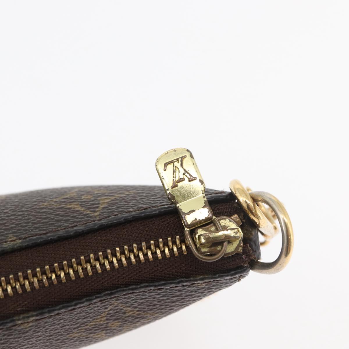 LOUIS VUITTON Monogram Mini Pochette Accessoires Pouch M58009 LV Auth 176073