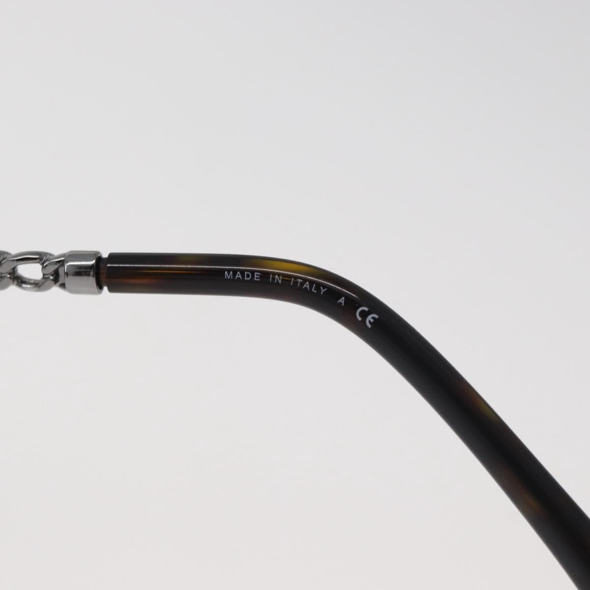 CHANEL Sunglasses metal Silver CC Auth 176091A
