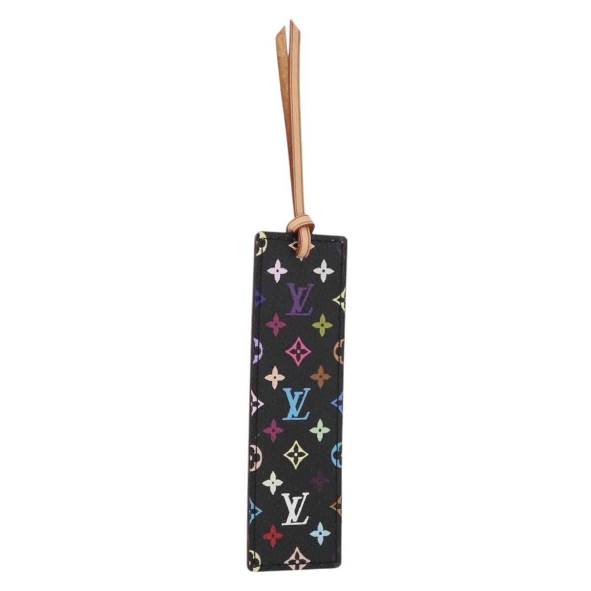LOUIS VUITTON Multicolor Mark Page Kadu Bookmark Black M99197 LV Auth 176093A