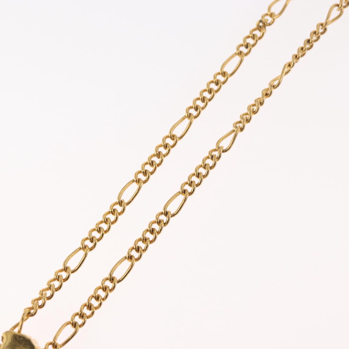 VERSACE Necklace metal Gold Tone Auth 176118A