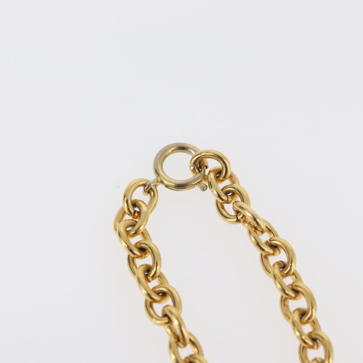 CELINE Arc de Triomphe Necklace metal Gold Tone Auth 176119A