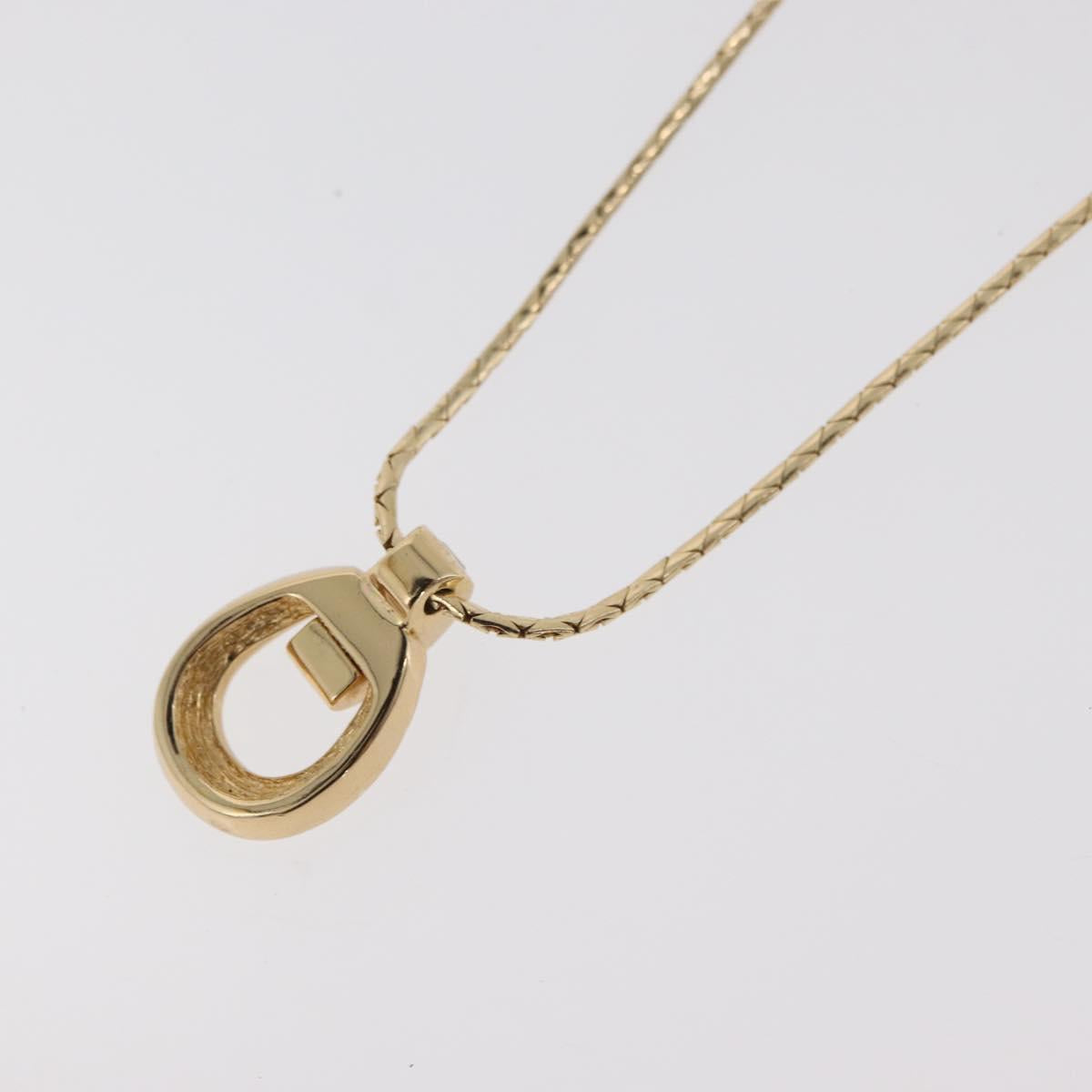 Christian Dior Necklace metal 3 Set Gold Tone Auth 176122