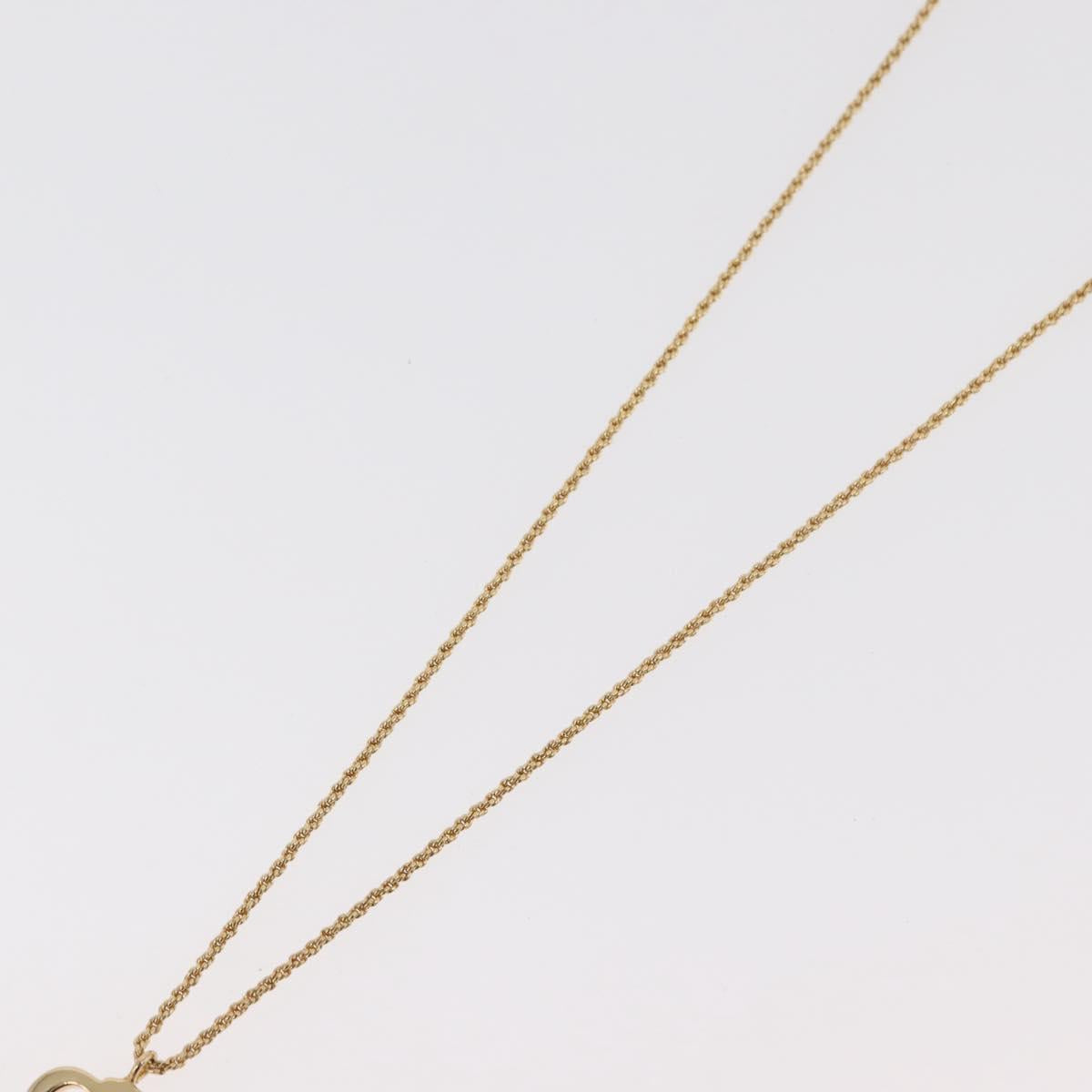 Christian Dior Necklace metal 3 Set Gold Tone Auth 176122