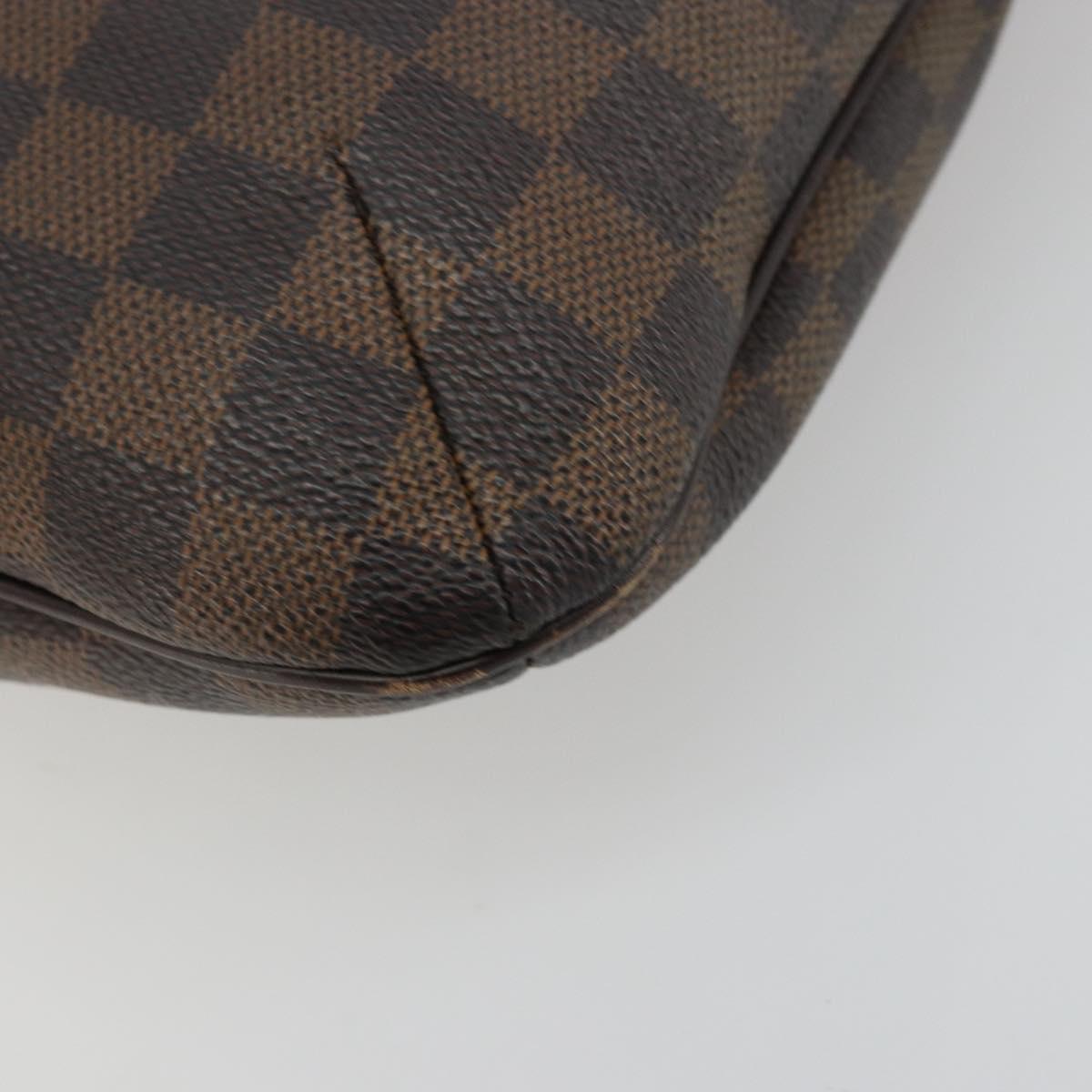 LOUIS VUITTON Damier Ebene Bloomsbury PM Shoulder Bag N42251 LV Auth 176156