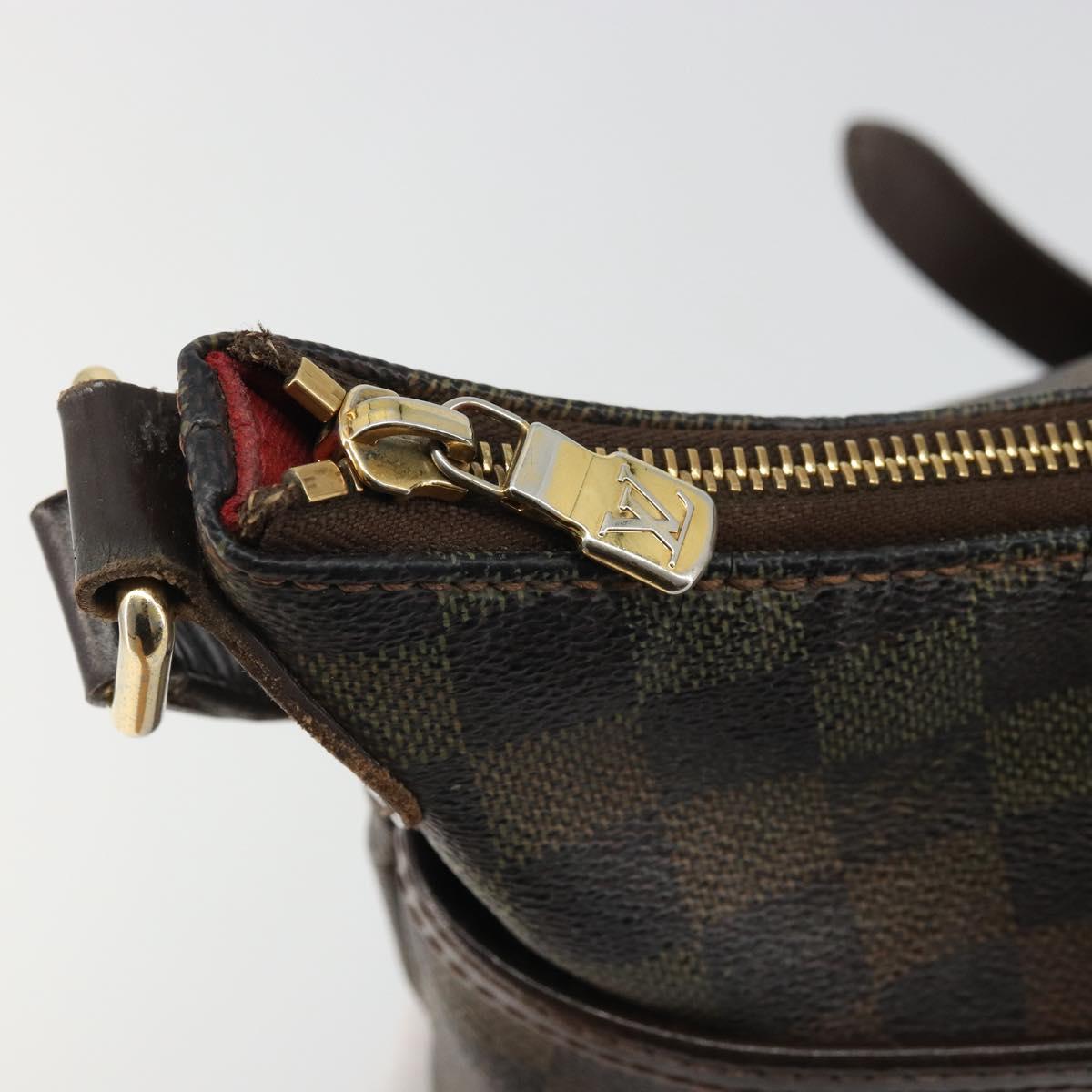LOUIS VUITTON Damier Ebene Bloomsbury PM Shoulder Bag N42251 LV Auth 176156