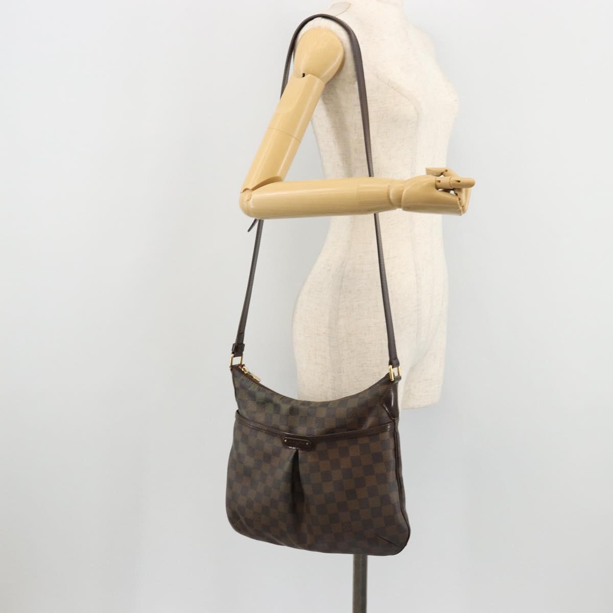 LOUIS VUITTON Damier Ebene Bloomsbury PM Shoulder Bag N42251 LV Auth 176156