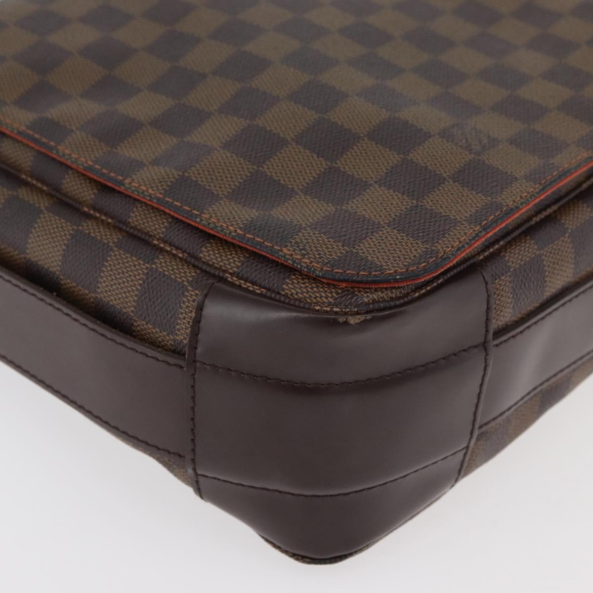 LOUIS VUITTON Damier Ebene Bastille Shoulder Bag N45258 LV Auth 176158